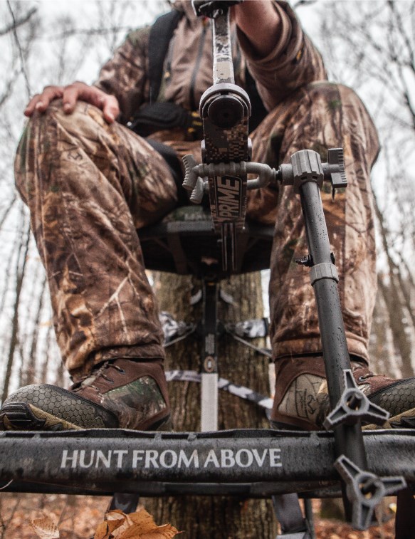 Hawk Hunting hunt from above treestand technology Hawk Treestands