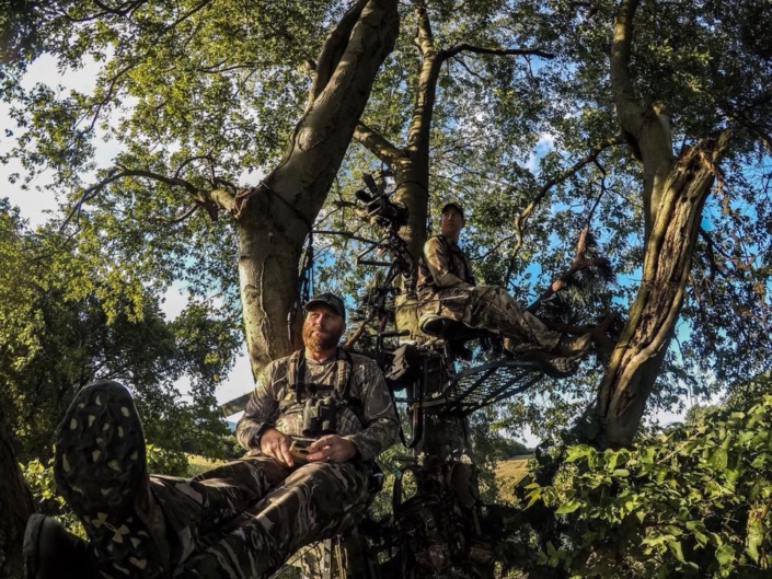 comfortable affordable quality hang on treestands hawk hunting Hawk